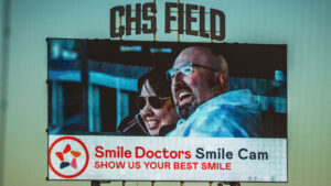 Smile Doctors partnership with MiLB Smile Cam